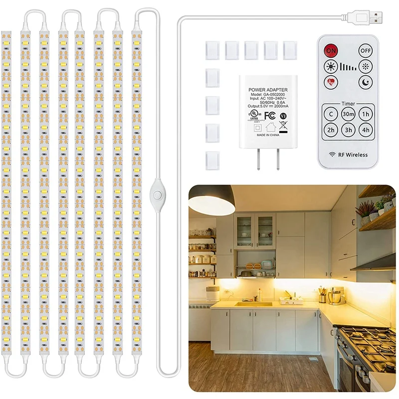 Комплект осветительных приборов для шкафа 8 шт. приклеивается в любом месте