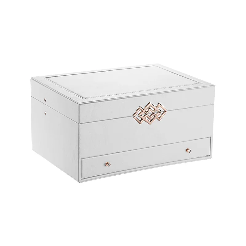 Высококачественная шкатулка для ювелирных изделий хранения кожаных украшений