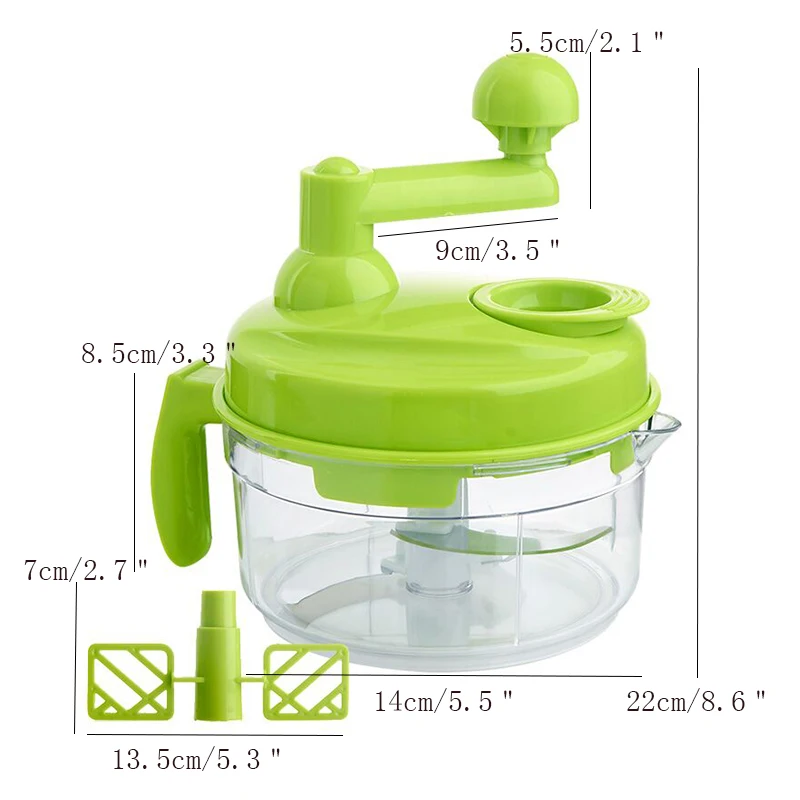 

Meat Grinder Kitchen Tool Multi-Function Stainless Steel Meat Grinder Seal Hand Twisting Filling Machine Blade Shredder