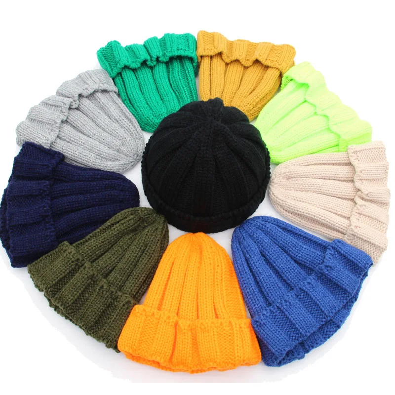 Зимние шапки шапка в стиле хип-хоп уличная вязаная для женщин мужчин акриловая