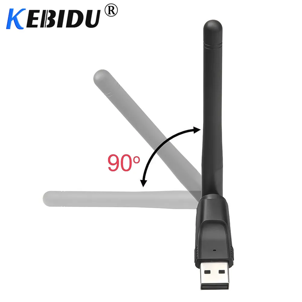 Беспроводная сетевая карта Kebidu 150 м USB 2 0 Wi Fi 802 11 b/g/n LAN антенный адаптер для