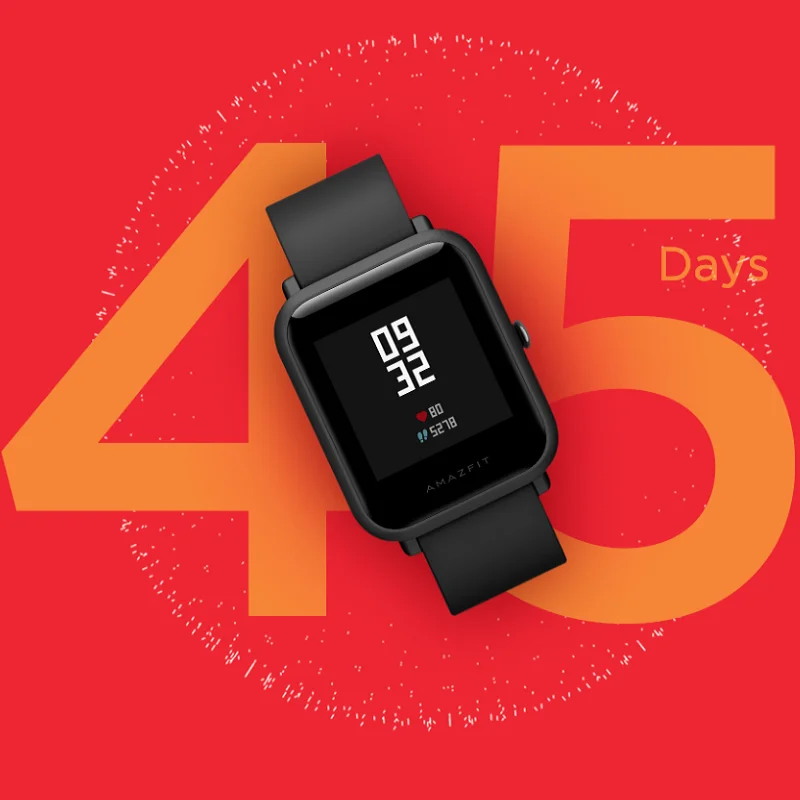 AMAZFIT BIP LITE глобальная версия Huami Смарт часы 45 дней Срок службы батареи