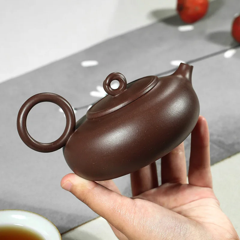 

Yixing purple clay teapot famous handmade teapot