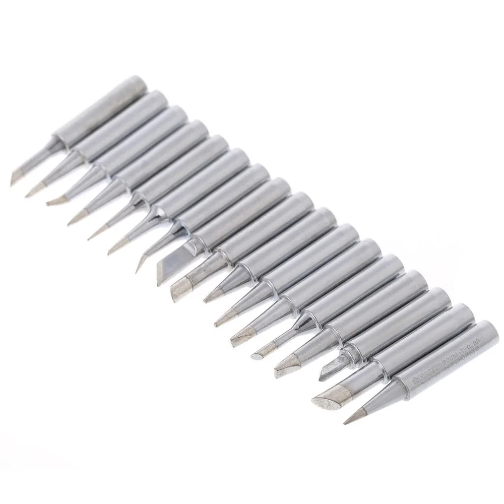 

17x Soldering Iron Tip Lead-Free Kit For Quick Saike Kada Aoyue Solder Station