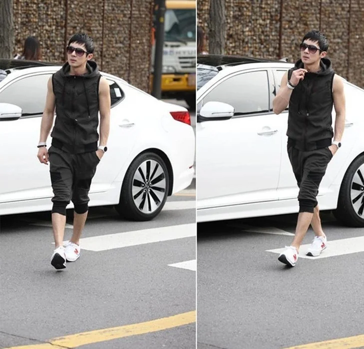 Zogaa 2019 мужской летний комплект Повседневный хлопковый спортивный модный