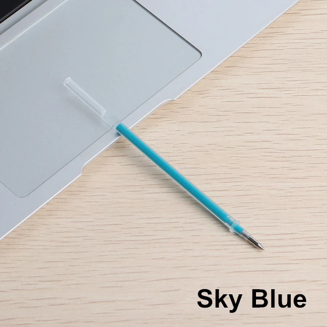 8pcs Sky Blue Ink 8 шт./лот, Новинка 0,5 мм, стираемая ручка, подходящая для заправки, цветная, цветная, 8 цветов, креативные инструменты для рисования, инструменты для студентов, канцелярские принадлежности - Цвет: 8pcs Sky Blue Ink