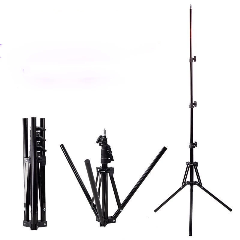 

New 1.6m Heigth Aluminum Tripod with 1/4 Screw for Xiaomi Huawei Live Photography Selfie Tripod For Ring Light Camera