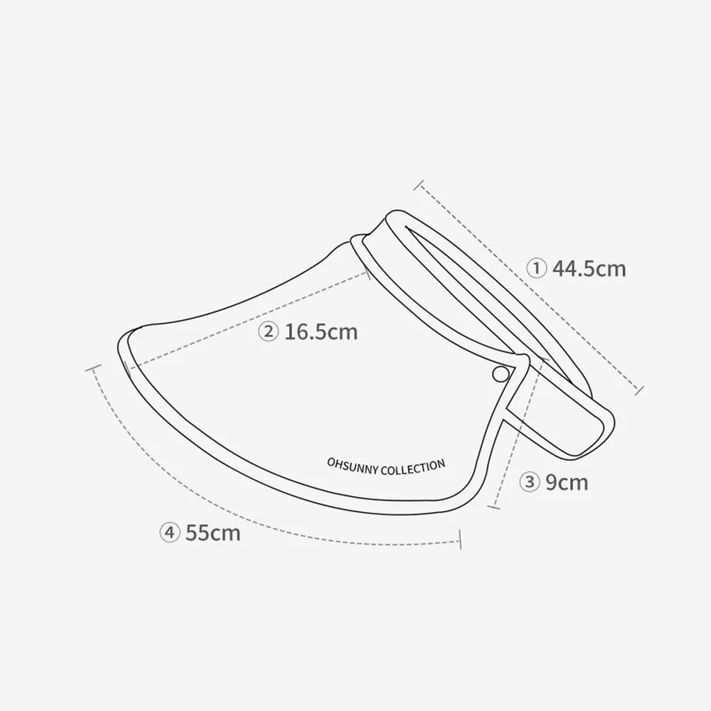 

OhSunny Summer Visor Cap For Women Anti-UV UPF 50+ Sun Protection Adjustable Multi-Functional Breathable Soft Sunhats