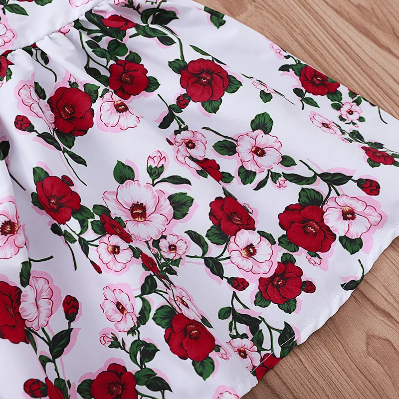 Lovely Princess Dress Sleeveless Backless Floral Vestidos Baby Girl Clothes Summer Wholesale Lots Bulk | Детская одежда и обувь