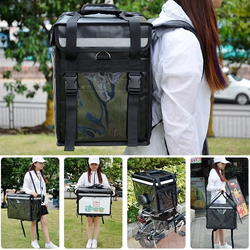

Anti-roubo ombro lock 30 40 litros prova dwaterproof take-out aquecimento gabinete caixa de entrega fria isolamento lunch bag