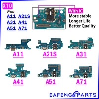 10 pcslot micro usb a015f a21s a715f charger port flex cable microphone a315f charging board for samsung a415f a515f a217f