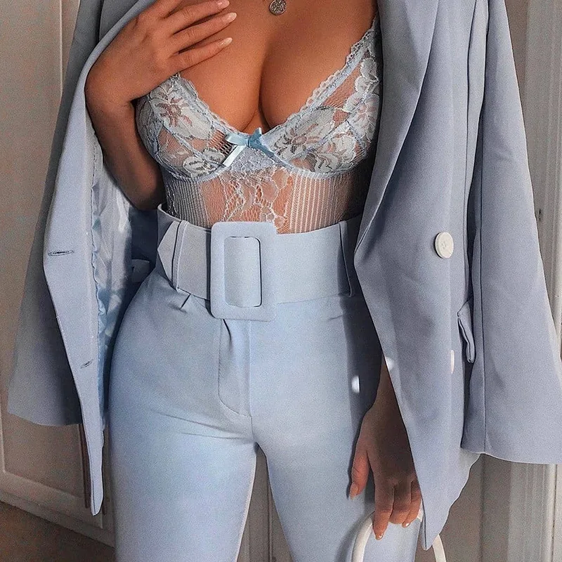 

Cryptographic hot sale sheer lace bodysuit women backless transparent mesh bow sexy jumpsuit 2021 catsuit straps bodysuits thong