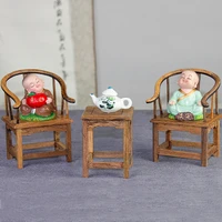mini simulation stool chair furniture model toys for doll house decoration 112 dollhouse miniature accessories