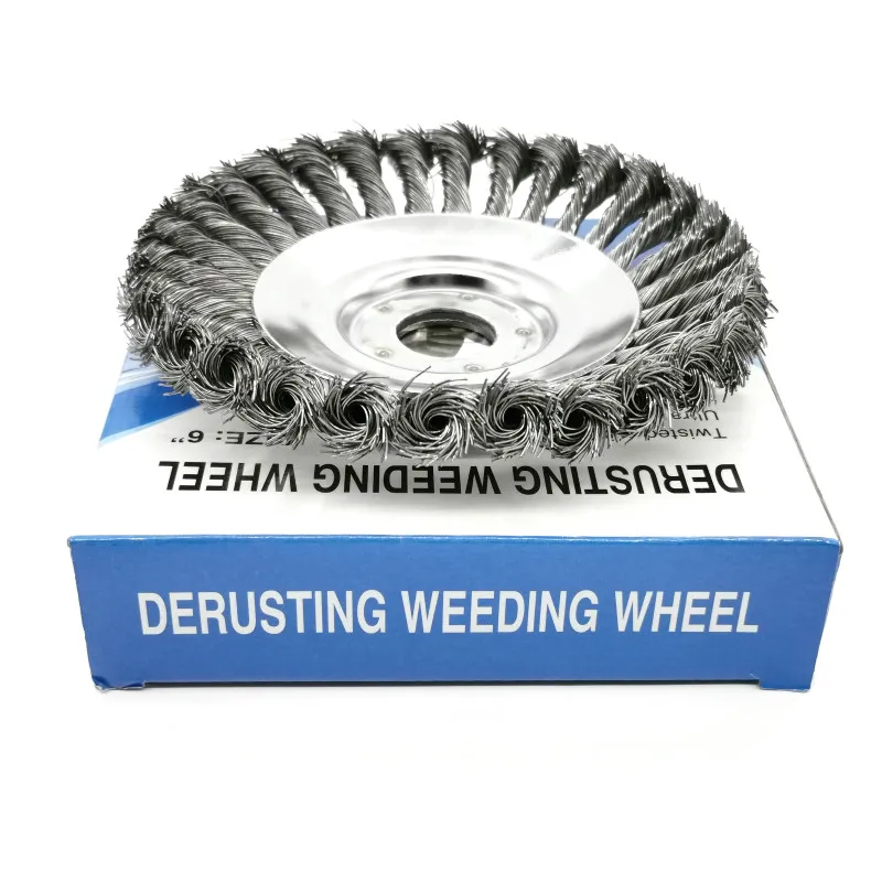 6/8 Inch Grass Trimmer Head Steel Wire Trimming Rusting Brush Cutter Mower Weeding for Lawn | Инструменты