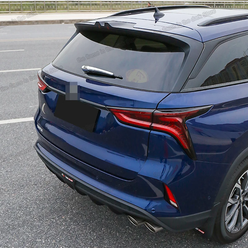 Lsrtw2017 Блестящий серебряный abs заднего Дождь Окно отделка стеклоочистителя