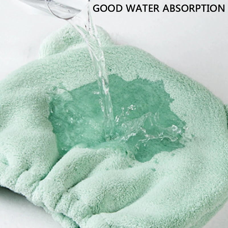 

2021 NEW Good Hygroscopicity And Breathability Microfiber Hair Turban Quickly Dry Hair Hat Wrapped Towel Cap Towel