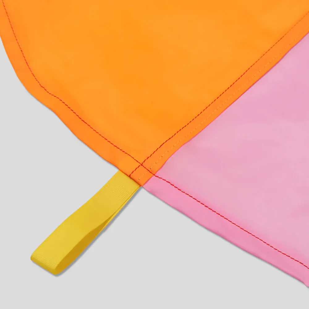 Новый Популярный Детский уличный Радужный зонт Парашютная игрушка прыгающий