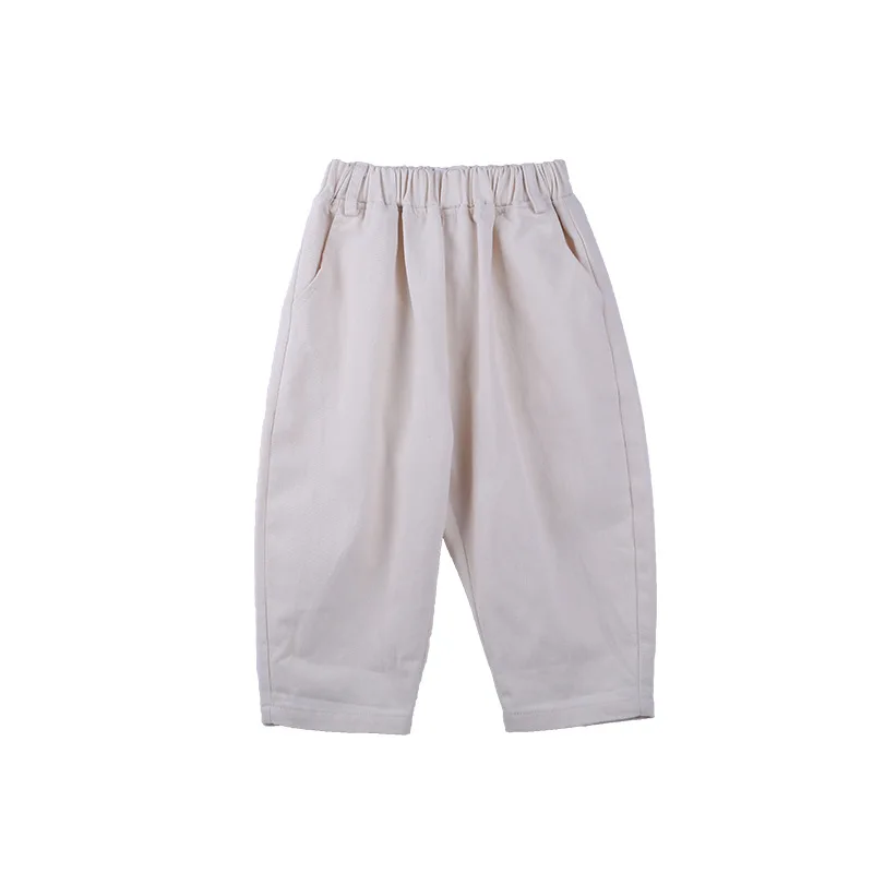 

2020 Autumn Girls Boys Casual Pant Baby Kids Children Leisure Trousers Two Colors