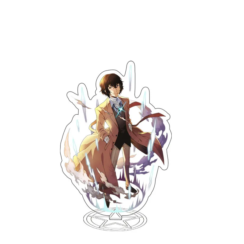 

15 см подставка ДЕТЕКТИВНАЯ фигурка дазай Осаму подставка аниме Bungo бродячие собаки акриловая модель игрушки кавайные аксессуары для мальчи...