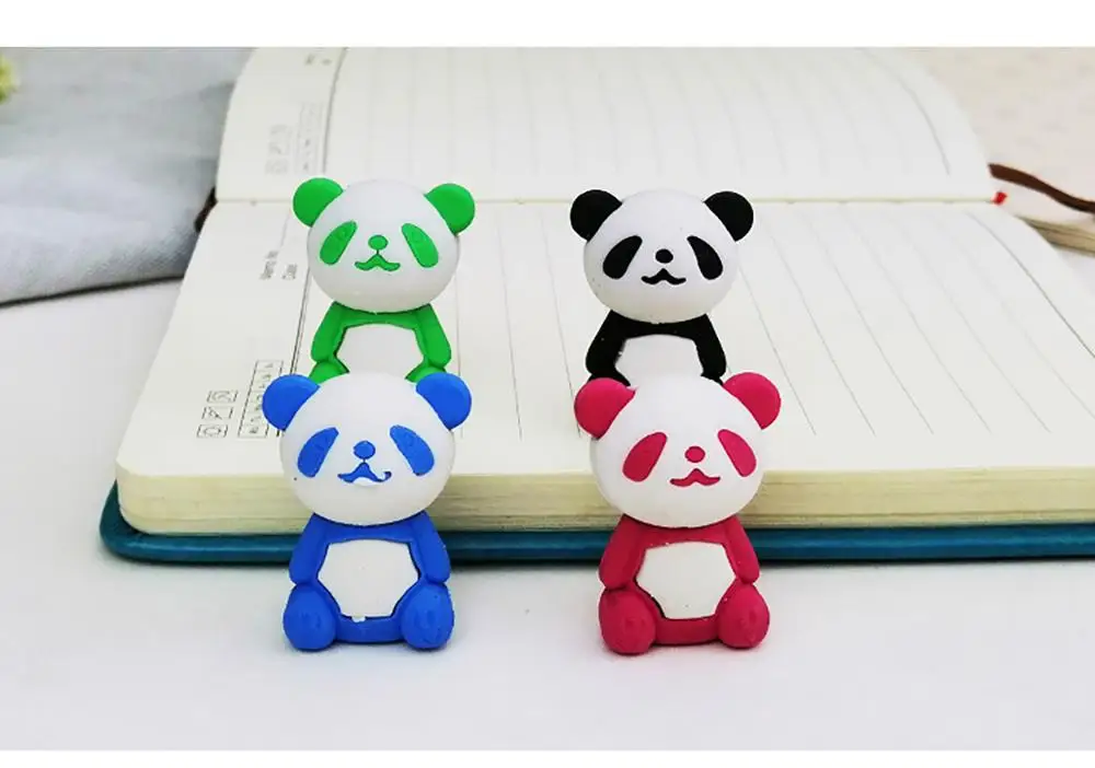 Милый ластик Панда 3D школьные принадлежности детская игрушка * 2 шт. | Канцтовары
