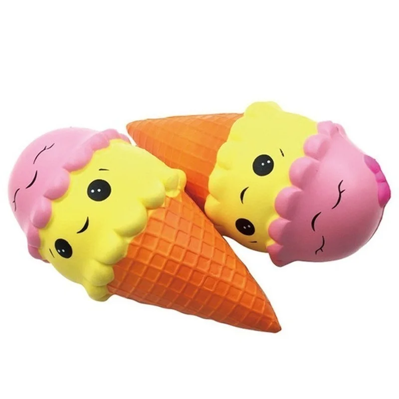 

Squishies Jumbo Slow Rising Kawaii Cute Squishies Ice Cream Cone Cake Scented Squeeze Decompression Toys