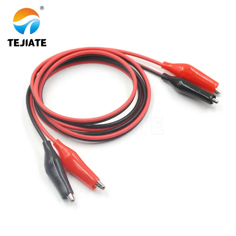 Двойной разъем типа Аллигатор 1 шт. банан в зажим с проводом проводная