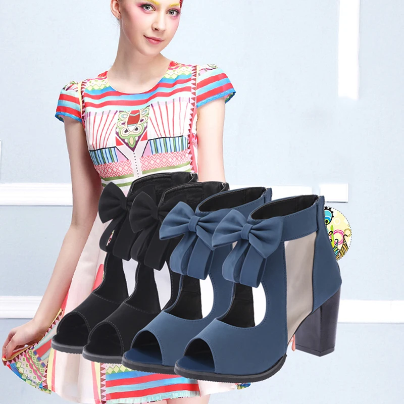 Женские босоножки на очень высокой танкетке сандалии с открытым носком и