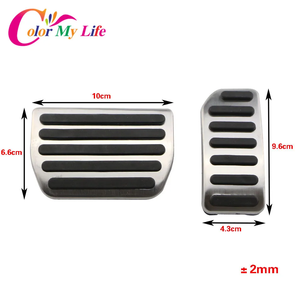 Автомобильная металлическая педаль без дрели из нержавеющей стали