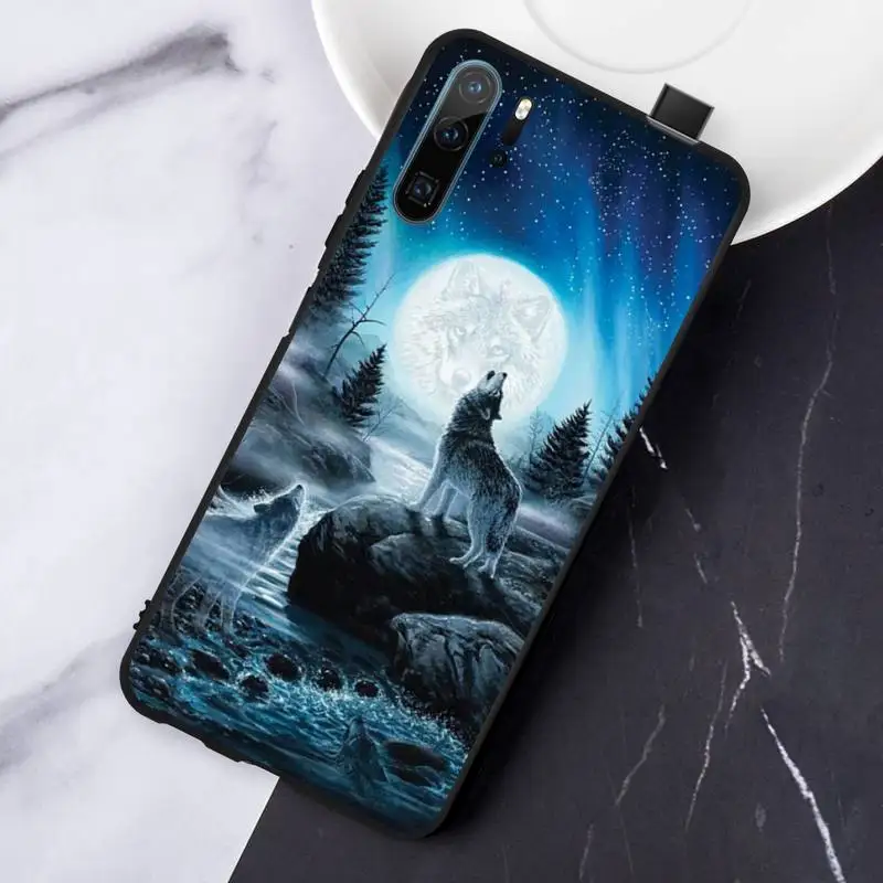 

howling wolf pictures animal Phone Case For Huawei honor Mate P 10 20 30 40 Pro 10i 9 10 20 8 x Lite