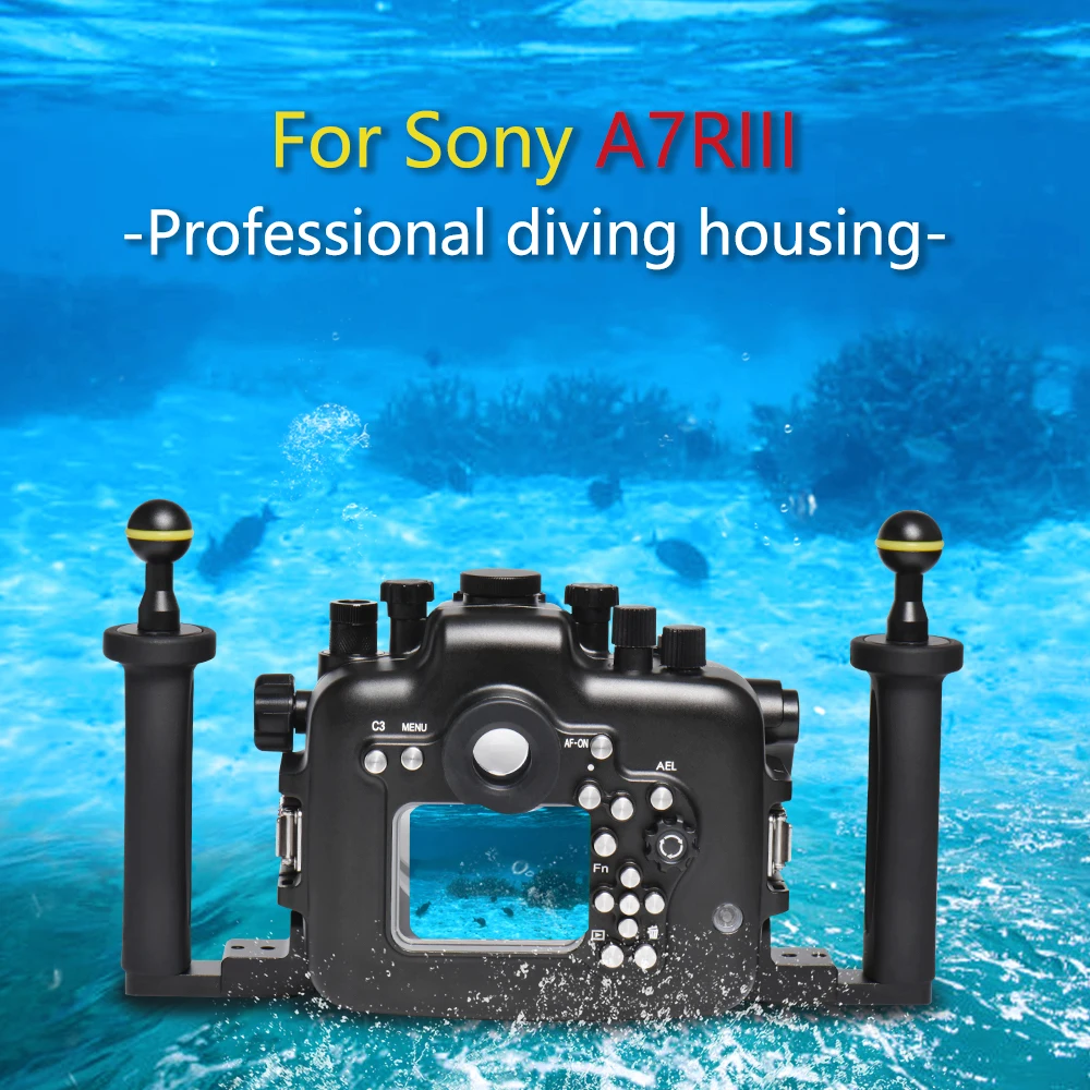 Водонепроницаемый чехол для Sony A7RIII водонепроницаемый корпус из алюминиевого