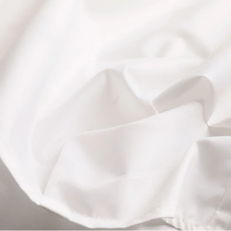 

Casual Oversize White Shirt Women Summer 2021 Elegant Button Up Down Blouse Long Sleeved Lapel Single Breasted Korean Style Top