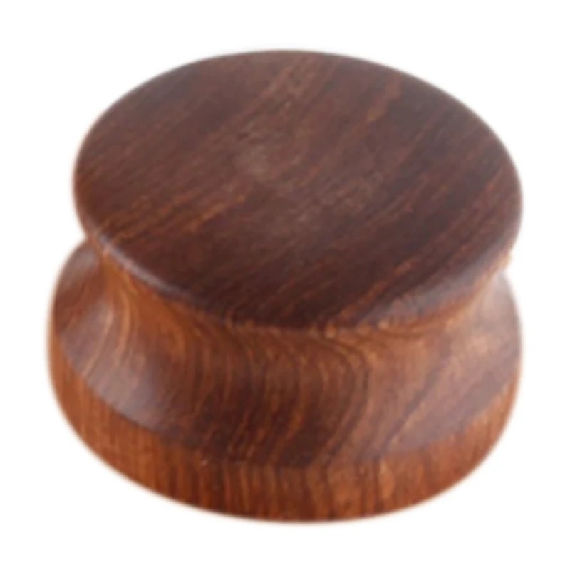 

HOT-Wooden Coffee Dispenser Pad Coffee Tamper-Proof Rack Stand Base Rack Barista Tool Accessories 58mm