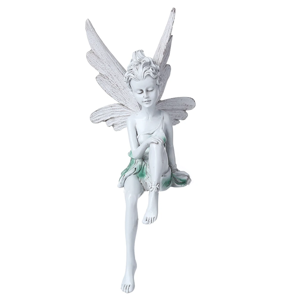 

Statue Resin Fairy Portraits Figurine Home Decoration Crafts Sculpture Art Office Decoration Desktop Decor Birthday Gift for Kid