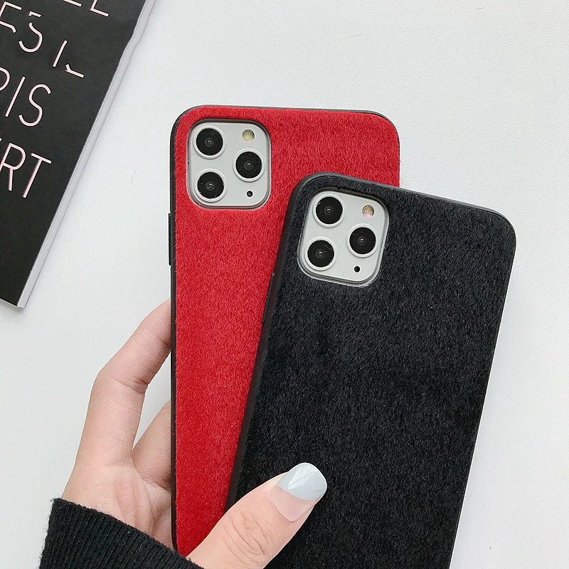 Модный Роскошный Пушистый Плюшевый Мех для Iphone 11 12 Pro XS Max X XR 6s 7 8 Plus SE 2020 чехлы