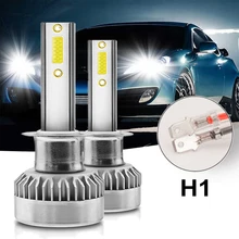 Car Led Headlight H1 Lights 12V 110W Auto Fog Lamps 6000K White 20000LM Ultra Bright Bulbs Sets Supe