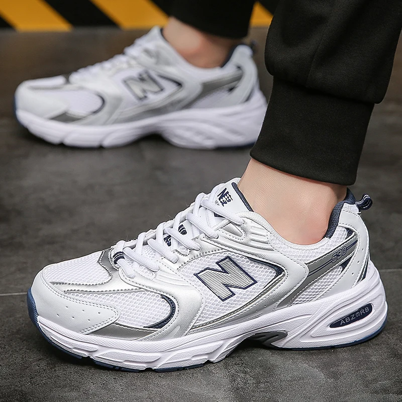 

New N-shaped shoes cool running classic retro couple sports leisure running shoes trend old outdoor morning running shoes