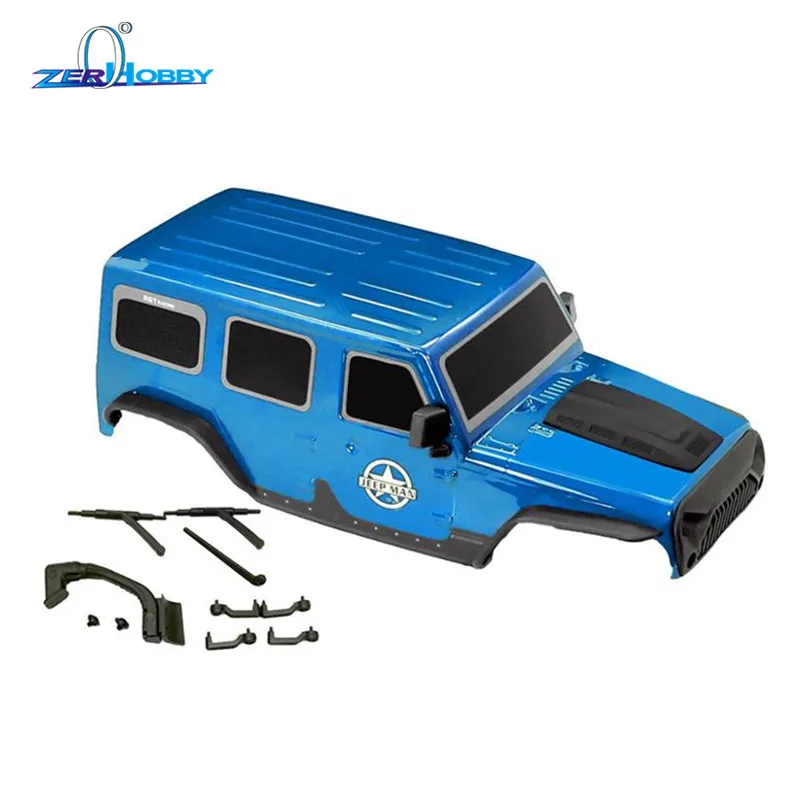 

Четырехдверный корпус RGT Wrangler JK для ПК-печати для EX86100 1:10 осевой Радиоуправляемый Гусеничный SCX10 Redcat 313 мм Колесная база P86100 168