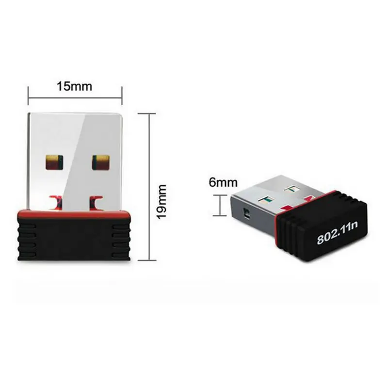 Новый Realtek USB беспроводной 802.11B/G/N Lan Карта Wifi сетевой адаптер RTL8188 | Электроника