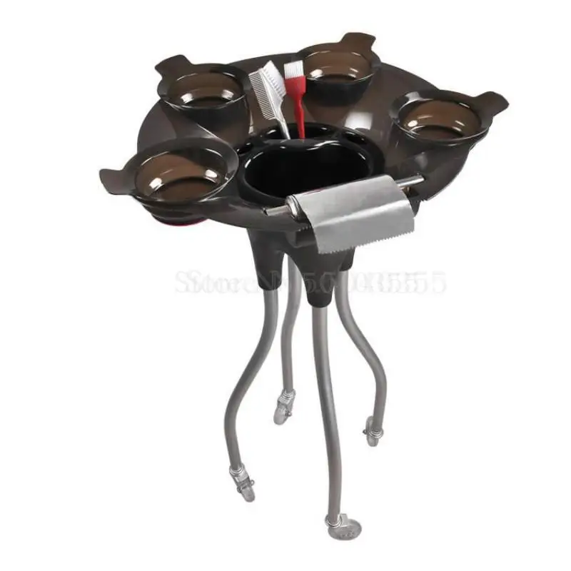  New hairdressing stroller beauty salon hair barber shop hot dyed hairpin oil bracket bowl car dyeing tool |
