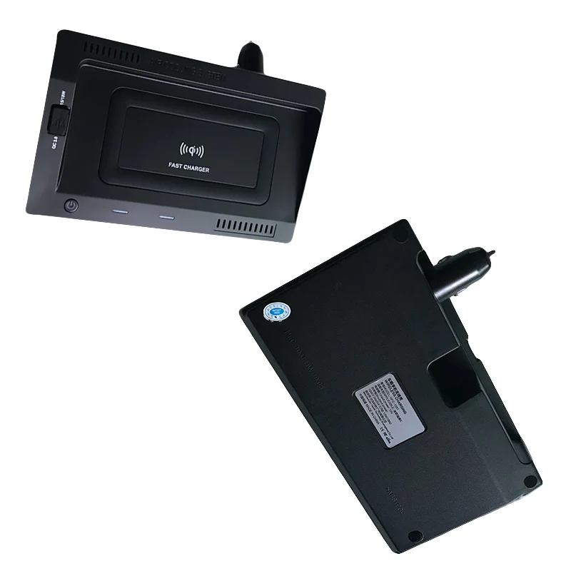 car qi wireless charging phone charger wireless mobile charger fast charging plate accessories for vw teramont 2017 2018 10w free global shipping