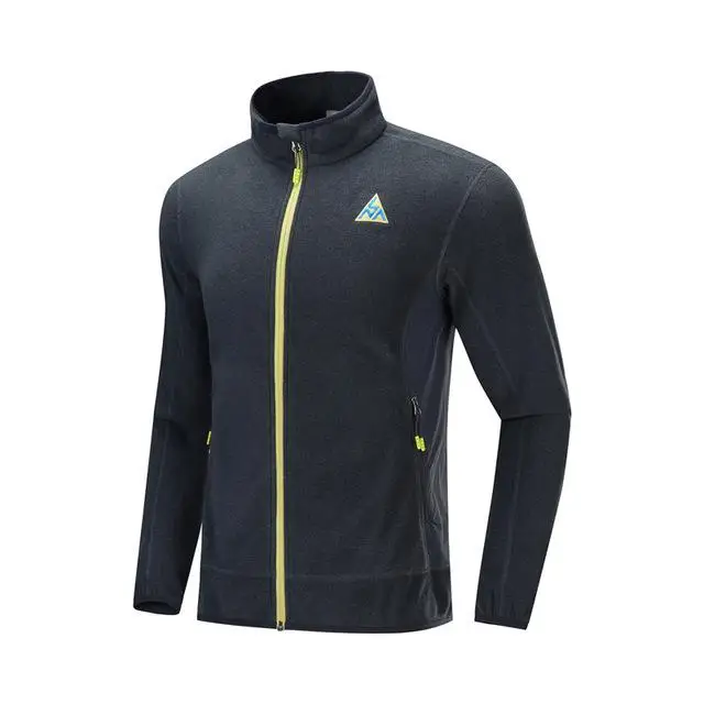 AENP001-2H Li-Ning Мужская Уличная серия флисовое пальто осень зима нормальный теплый подходят полиэстер нейлон подкладка спортивная куртка AENP001 CJAS19 - Цвет: AENP001-2H