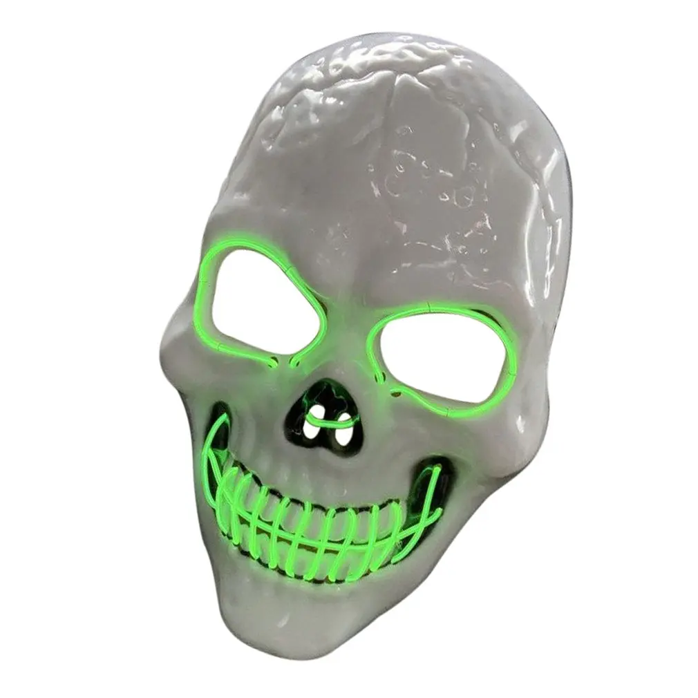 Холодсветильник Led маска для уличного танца Рождество Хэллоуин светящаяся
