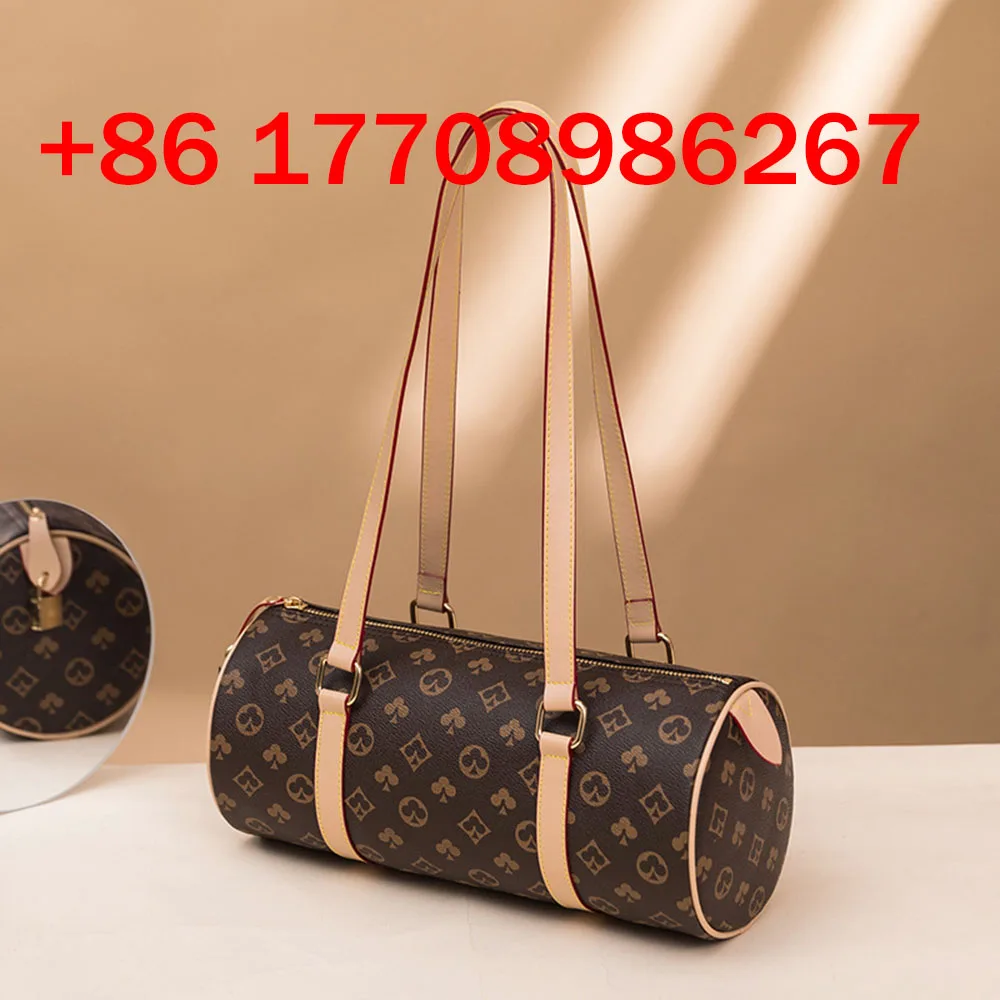 

Women's Shoulder Bag New Fashion Versatile Temperament Printed Long High Quality Cylinder Bag Personalized Casual Handbag