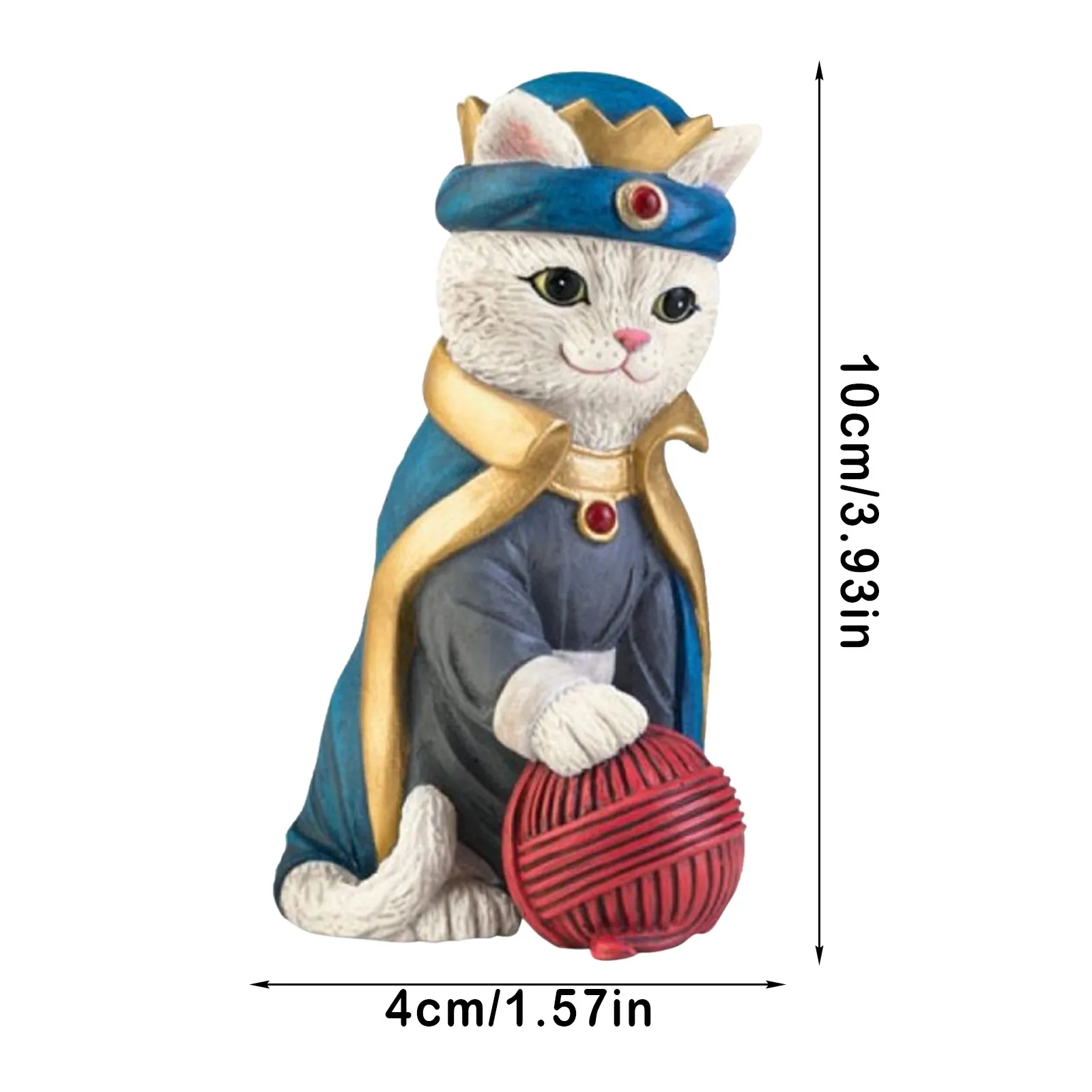 Статуэтка кошки из смолы миниатюрные статуэтки для украшения дома серия с