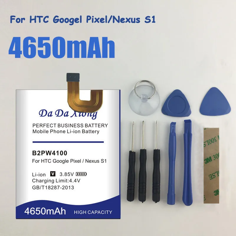 4650mAh B2PW4100 батарея мобильного телефона для htc Google Pixel/Nexus S1 запасная батарея для мобильного телефона