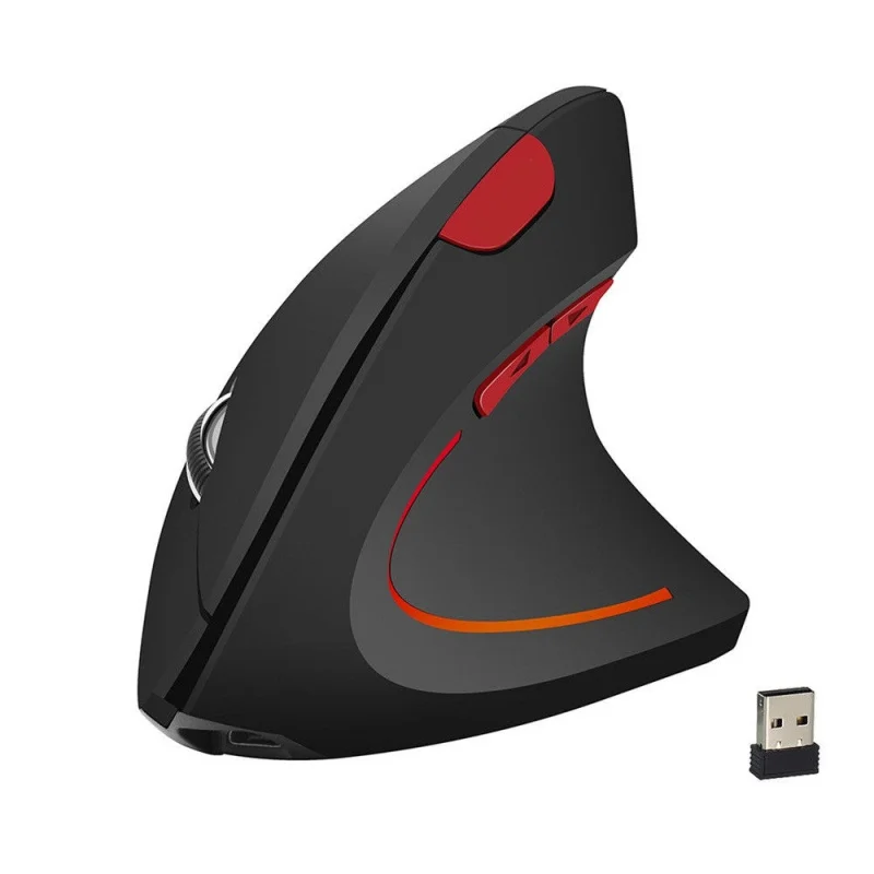 WirelessVertical Mouse 2.4GHz Rechargeable Five Generation Optical Laptop USB |