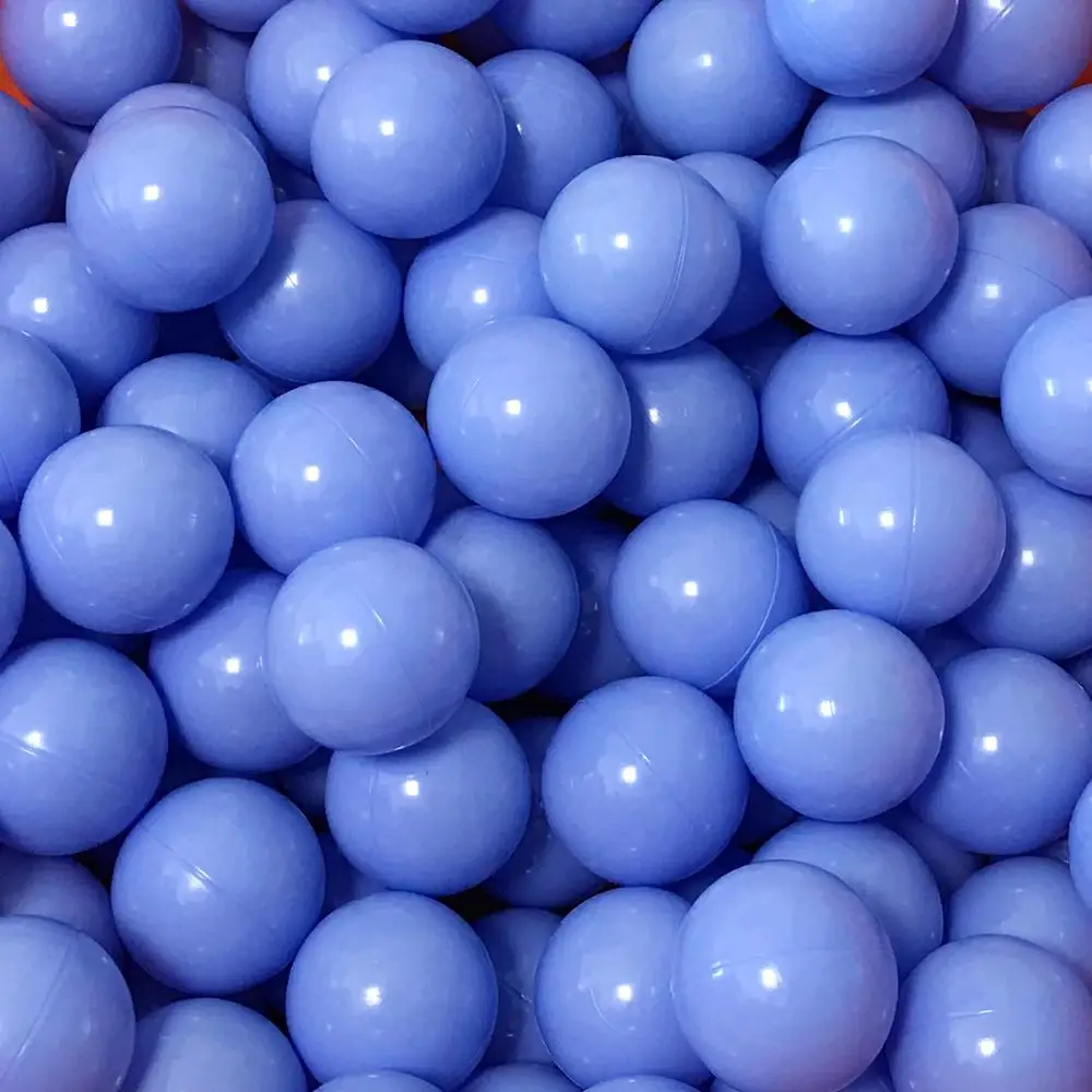Blue Thenese Мячи 100 шт Пластиковые Детские Игрушечные Мячи Макарон океанские шары маленький размер 5,5 см фталат и BPA бесплатно - Цвет: Blue