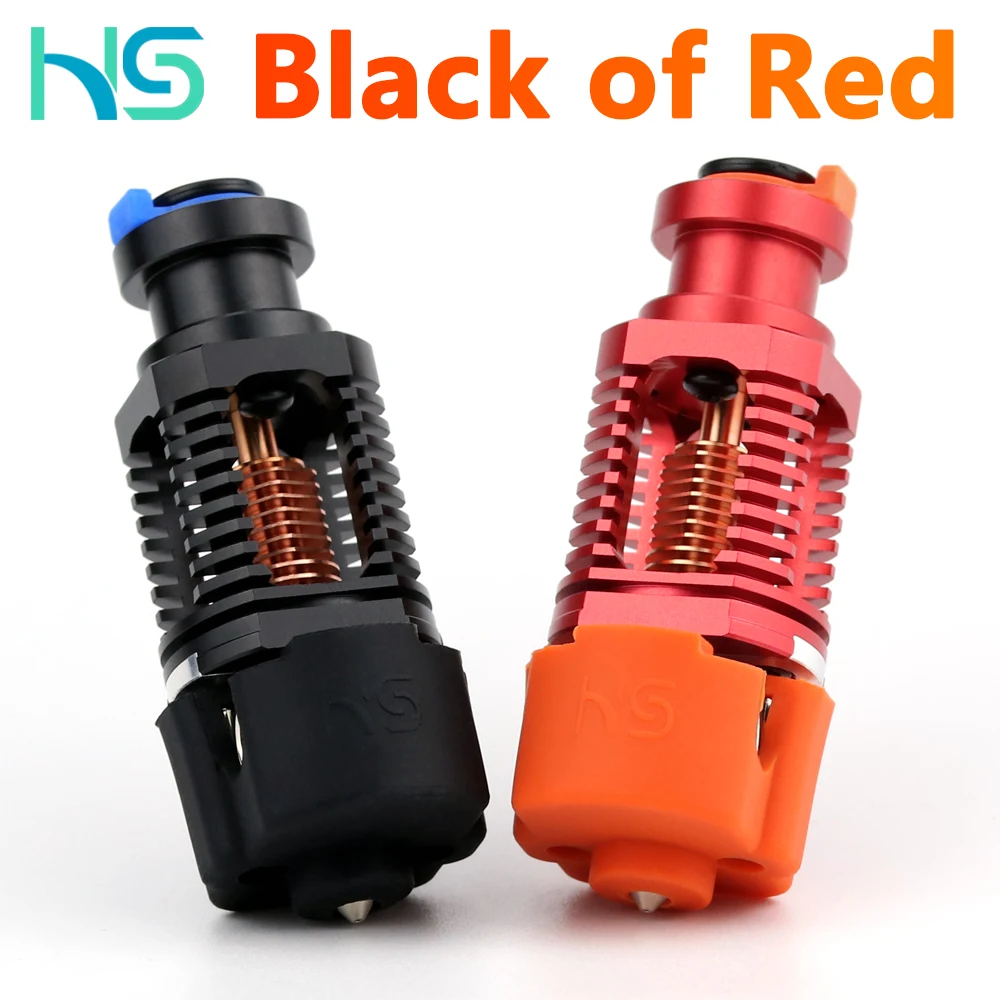 Haldis 3D Красная ящерица k1 V6 Hotend собранный медный Горячий Конец для Voron 2 4 Prusa I3 MK3 Titan