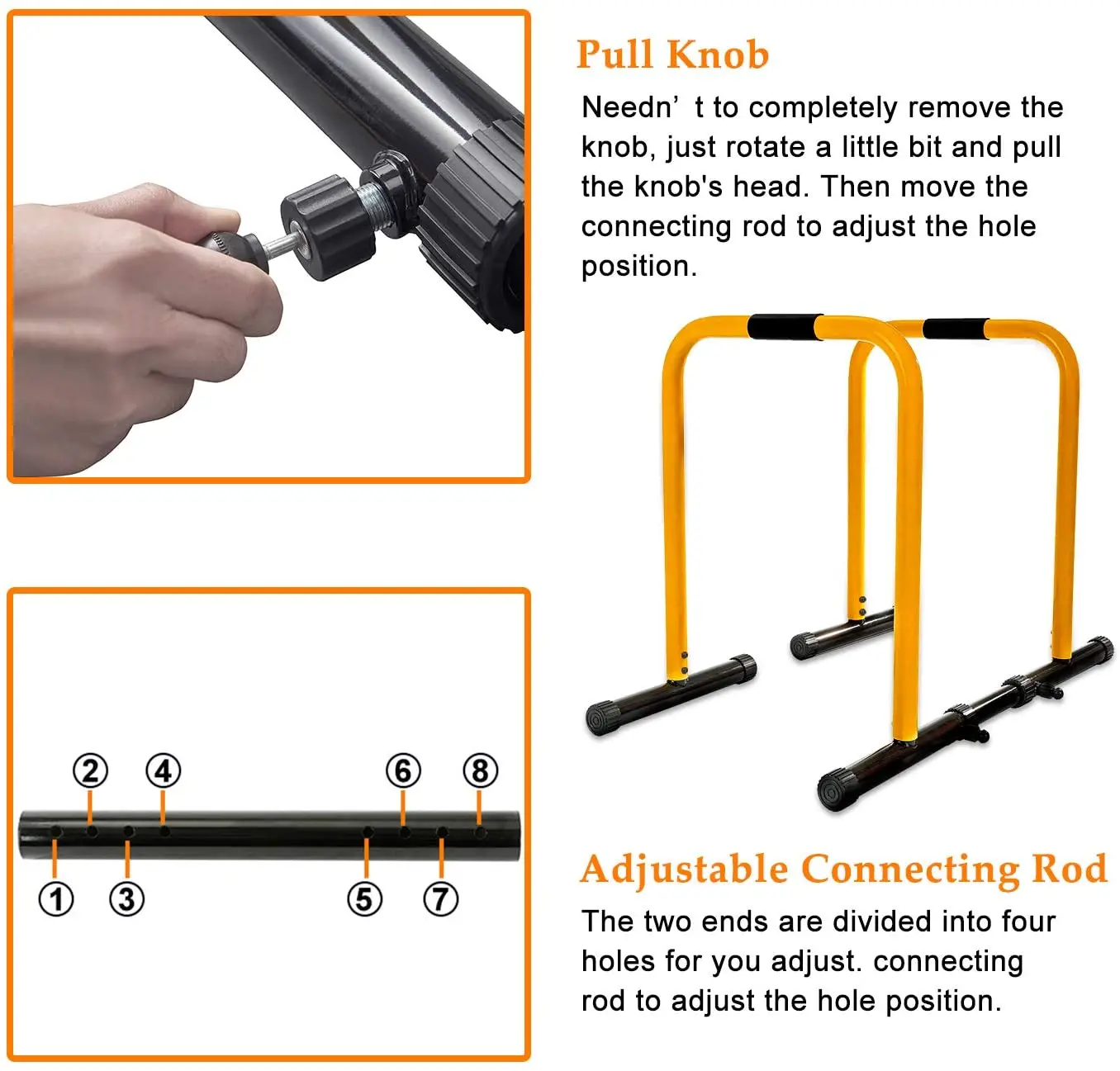 Спортивная база DIP STATION функциональные тяжелые подставки для тренировок по