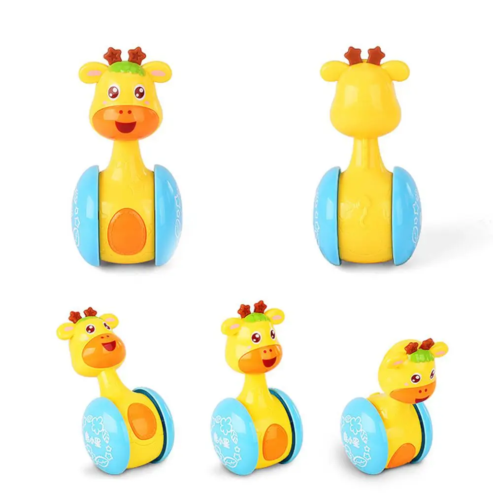 Kuulee мультфильм Жираф стакан кукла igrushki Roly poly детские игрушки погремушки кольцо